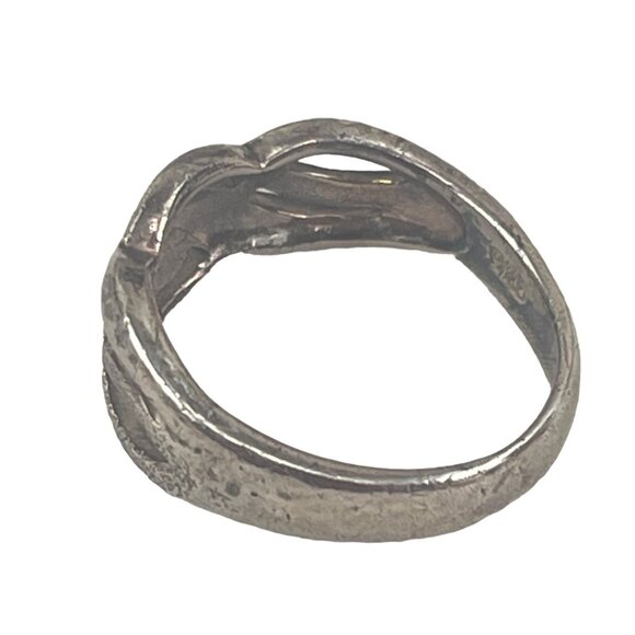 Sterling Silver Infinity Knot Band Ring Gift for Her Gift for Him - Picture 5 of 8